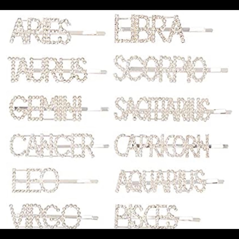 Star Sign Hair Clip Barrette - Picture 2 of 6
